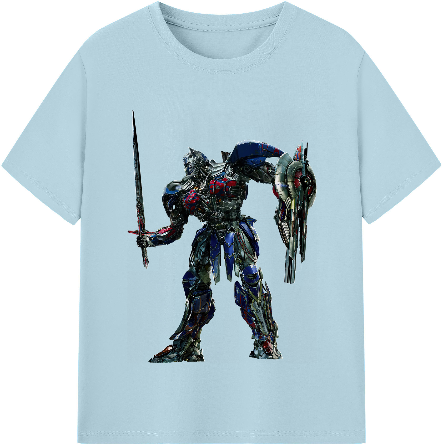（画像用） Transformers トランスフォーマー 綿100％半袖Tシャツ（フロントプリント）